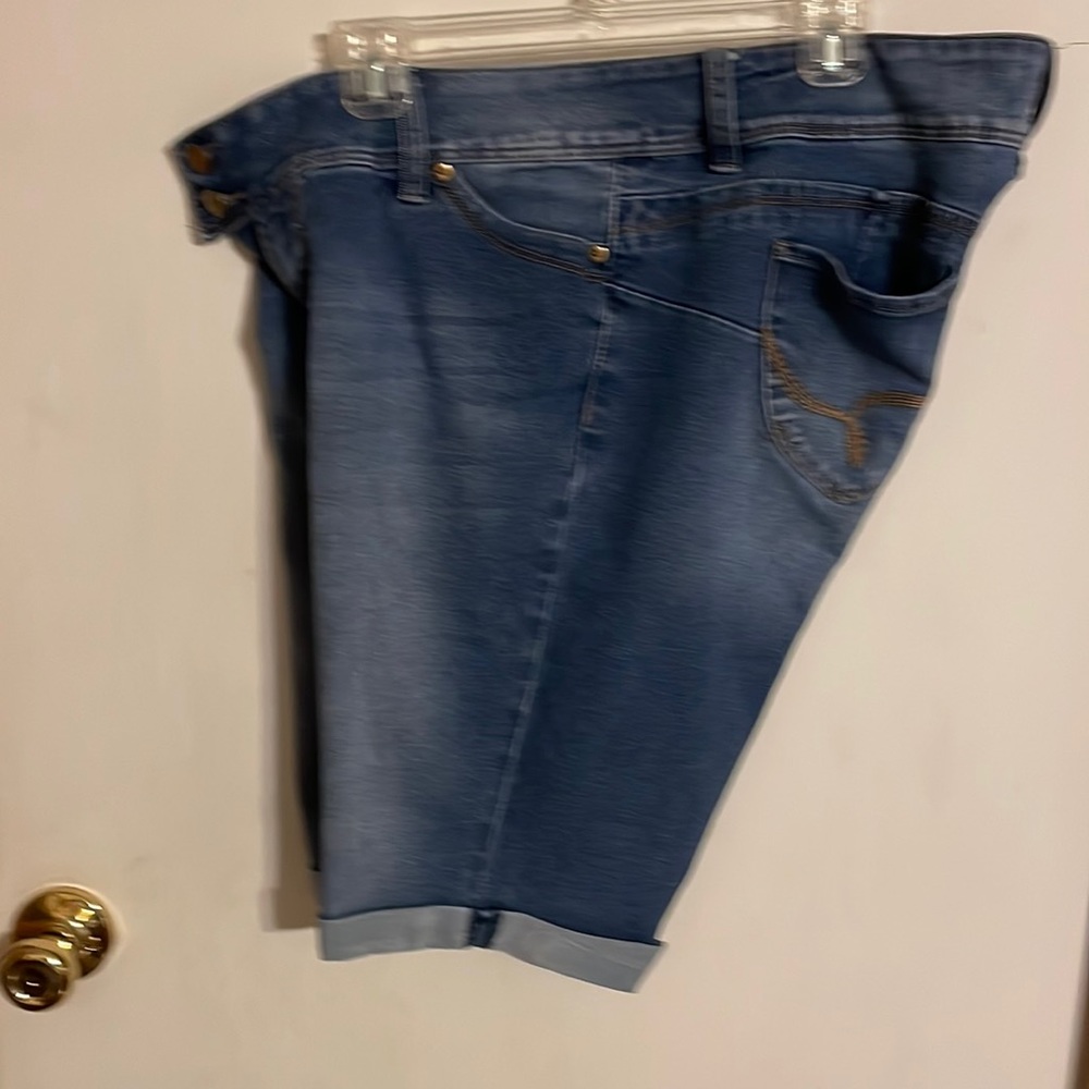 Denim Bermuda shorts